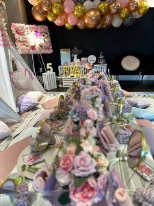 SpaParties-Table Set-up